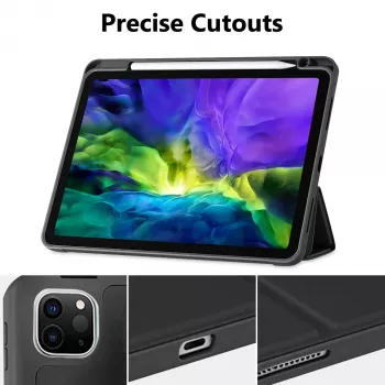 Flip kryt MRDISC pro Apple iPad Pro M4 černý TPU MG-FLIPIPADPM4