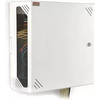 19 inch nástěnný rozvaděč IT-BUDGET úsporná vertikální 19 inch instalace 3U+2U bílý (90ITBV19WS3W)