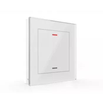 Skleněný dotykový senzor MDT BE-GTL10W.01 Glass Touch Sensor II Light 1násobný RGBW, bílý