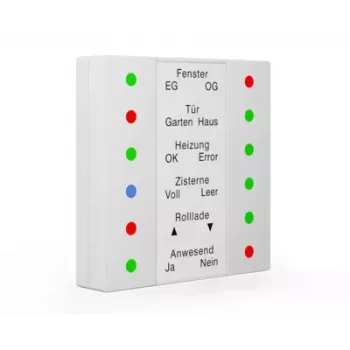 LED indikační vložka MDT SCN-LED55.01 55mm čistě bílá lesklá
