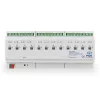 Spínací aktor MDT AKI-1216.04 KNX, 12kanálový, 12 TE DIN lišta, 16/20 A, 230 V AC, kapacitní zátěž 200 µF