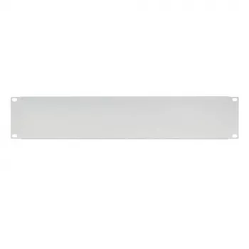 19 inch zaslepovací panel / záslepka racku IT-BUDGET - 2U - robustní kovová verze - světle šedý (90ITBBP2HEG)