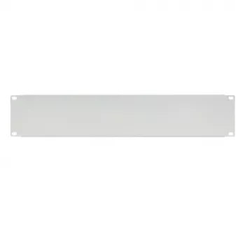 19 inch zaslepovací panel / záslepka racku IT-BUDGET - 2U - robustní kovová verze - světle šedý (90ITBBP2HEG)