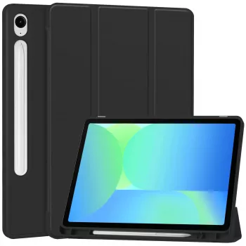 Flip kryt MRDISC pro Samsung Galaxy Tab S10+ 5G, černý TPU MG-FLIPSGTSGB9SW