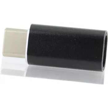 Adaptér CYOO Lightning na USB-C, černý převodník pro nabíjení a synchronizaci dat (CY122090)
