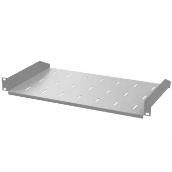 19 inch police do racku IT-BUDGET hloubka 200 mm 1U 25 kg světle šedá 90ITB19FB200G