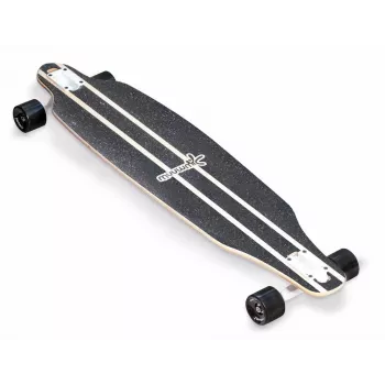 Longboard skateboard MUUWMI AU 559, 8vrstvá javorová deska, ložiska ABEC 7, kolečka 70 mm, dřevo