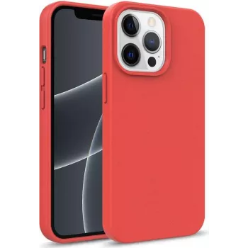 Biologicky rozložitelný nárazuvzdorný kryt CYOO BioCase iPhone 13 mini červený CY122533