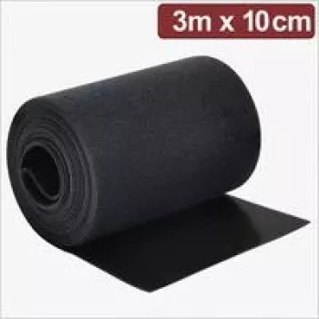 Role suchého zipu Quadrios 24CA312 3 m x 10 cm černá