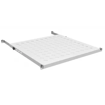 Pevná racková police 19 inch IT-BUDGET 0,5U hloubka 350 mm 80 kg světle šedá 12WZ82648002350011