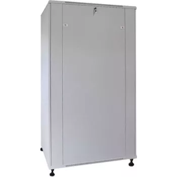 Síťový rozvaděč 19 inch IT-BUDGET SRK - 22U - 600x800 mm - skleněné/plné dveře - flatpack - světle šedý 90ITB19SRK2268GGN