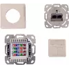 IT-BUDGET SPAR-PACK 10x datová zásuvka Cat.6A 2portová RJ45, horizontální vstup kabelu, PoE+, čistě bílá ZAA90ITBDDRW