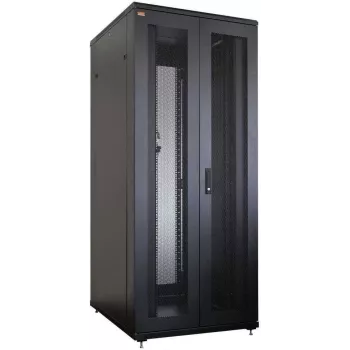 Serverový rack 19 inch IT-BUDGET SRK - 42U - 800x1000 mm - perforované dvojité dveře vpředu i vzadu - kabelové kanály - smontovaný - černý 99ITB19SRK42810DTSNM