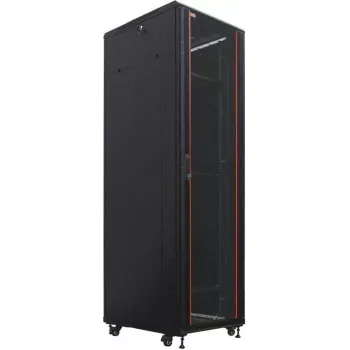 Síťový rozvaděč 19 inch IT-BUDGET SRK - 38U - 600x600 mm - skleněné/ocelové dveře - smontovaný - černý (99ITB19SRK3866GSNM)