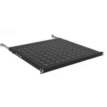 Pevná racková police IT-BUDGET 19 inch 0,5U hloubka 450 mm 80 kg černá 12WZ82648003450161