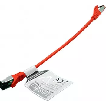 Prémiový patch kabel IT-BUDGET z plné mědi - Flex AWG 26 - Cat.8.1 - 2000 MHz - bez halogenů - PoE+ - 40 Gbit - červený - 0,5 m 90ITBFLEX81PK050R