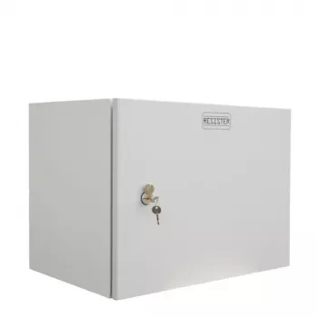 Nástěnný rozvaděč IT-BUDGET 19 inch Easy, 9U, 600x400 mm, ocelové plné dveře, světle šedý 90RR19CWV964MG