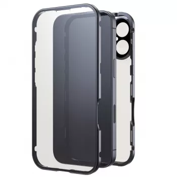 Kryt Black Rock Cover 360° sklo pro Apple iPhone 16, černý 00228084