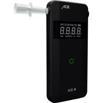 ACE OF SWEDEN ACE A Alcohol Tester Black 0.00 to 4.00 ‰ Alarm, Display, Countdown Function 107059