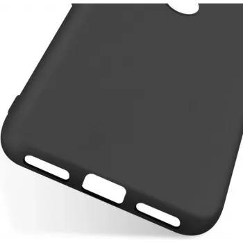 Pevné pouzdro z tekutého silikonu CYOO Premium pro Huawei P20 Lite, černé