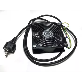 Kompletní sada ventilátoru do IT skříně IT-BUDGET, průtok vzduchu 160 m³/h, 230 V, 1 ventilátor, zapojený + ochranné mřížky, montážní materiál (90ITBLUESET1)