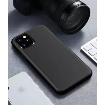 Biologicky rozložitelné pevné pouzdro CYOO BioCase pro iPhone 12 Pro / 12, černé, CY121892