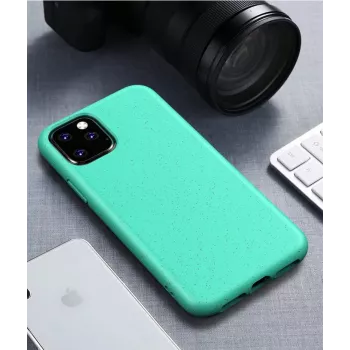 Biologicky rozložitelné pevné pouzdro CYOO BioCase pro iPhone 11, tyrkysové, CY121586