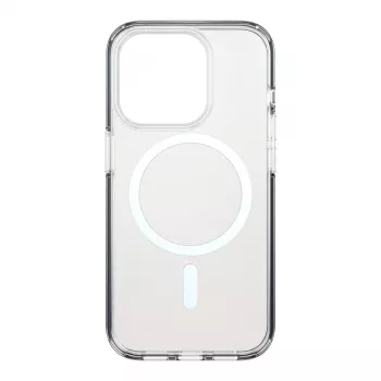 Pouzdro Black Rock Cover Mag Clear pro Apple iPhone 15 Pro, transparentní (00221270)
