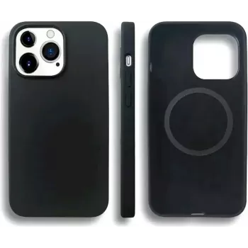 Pouzdro CYOO Liquid Silicone pro iPhone 15 Pro, černé (CY123282)
