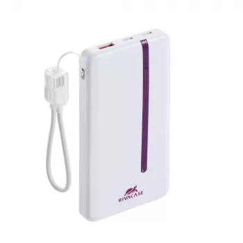 Powerbanka Rivacase VA2311, 10000 mAh, 22,5 W, bílá