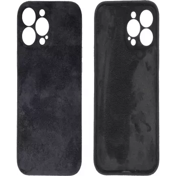 Pouzdro CYOO Alcantara Soft pro Apple iPhone 14, černé CY122784