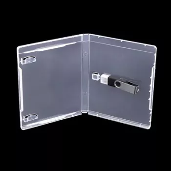 MediaRange BOX905 prázdný obal na Blu-ray pro USB flash disk, 170x135mm, transparentní