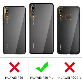 Prémiové pouzdro z tekutého silikonu CYOO pro Huawei P20 Pro – černé
