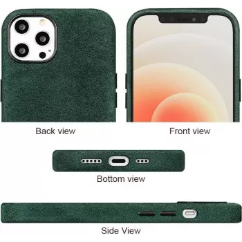 Pevné pouzdro CYOO Alcantara pro Apple iPhone 11 Pro Max – černé – ochranný kryt (CY121184)