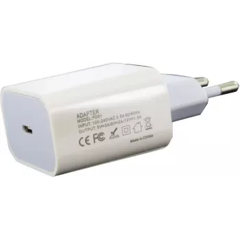 Nástěnná nabíječka CYOO PD01 20W USB-C Power Delivery - bílá CY121761