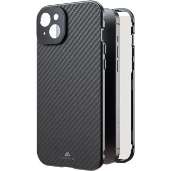 Black Rock Cover 360° Glass pouzdro pro Apple iPhone 16 Plus, pravá karbonová (00228105)