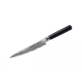 Univerzální kuchyňský nůž Samura Damascus 150 mm, AUS-10 damašková ocel, 67 vrstev (SD-0023)