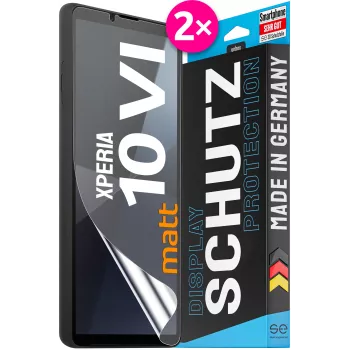 smart.engineered se 3D Screen Protector Film for Sony Xperia 10 VI, Matte, 2 Pieces (SE0-F0102-0514-24-M)
