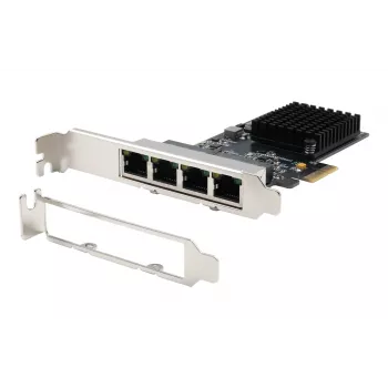 Síťová karta EXSYS EX-6083 PCIe x4 Gigabit Ethernet 4portová Low Profile