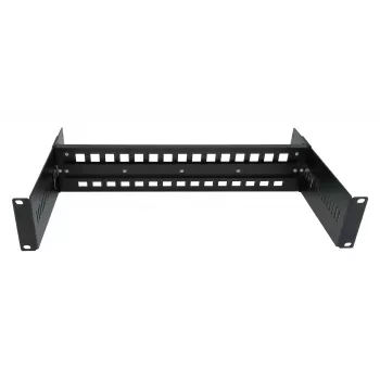 Montážní sada EXSYS DIN-Rail Rackmount, 2U, 19 inch, 35mm DIN-Rail, černá EX-6090