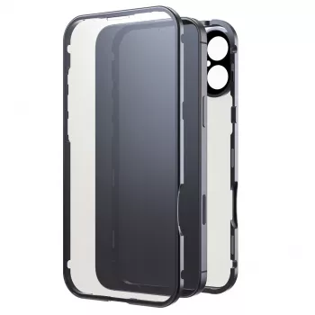 Pouzdro Black Rock Cover 360° Glass pro Apple iPhone 16 Plus, černé 00228104