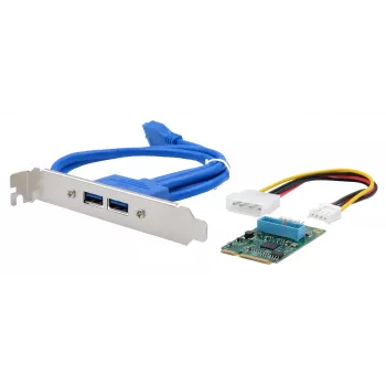 Karta EXSYS EX-48010-3 Mini PCIe USB 3.2 Gen 1 se 2 porty (NEC)