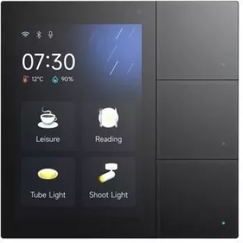 Dotykový panel GVS Touchpanel S3 10,1 inch KNX s interkomem a app serverem, černý 503051163