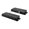 Sériový server EXSYS EX-6164 4portový RS-232, Ethernet na sériový, kov, 10/100 Mbps, virtuální COM