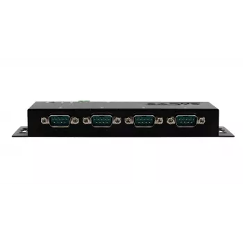 Sériový server EXSYS EX-6164 4portový RS-232, Ethernet na sériový, kov, 10/100 Mbps, virtuální COM