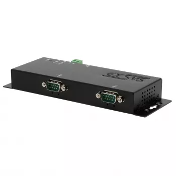 Sériový server EXSYS EX-6162 Ethernet na 2x RS-232 se zdrojem 12 V/3 A
