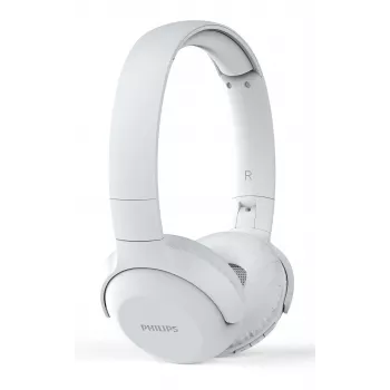 Bezdrátová on-ear sluchátka Philips UpBeat s mikrofonem, bílá