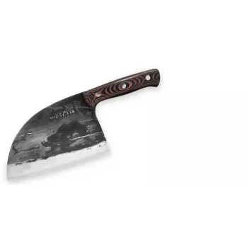 Srbský kuchařský nůž SAMURA Mad Bull 18 cm, červená rukojeť G-10, ocel AUS-8