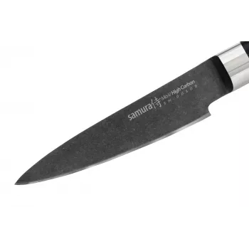 Krájecí nůž Samura Stonewash 90 mm černý