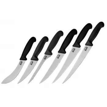 Sada nožů SAMURA SBU-0260 Butcher 6dílná s ocílkou a rolovacím pouzdrem